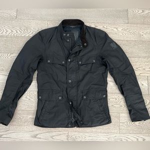 BELSTAFF Black Waxed Cotton Outerwear